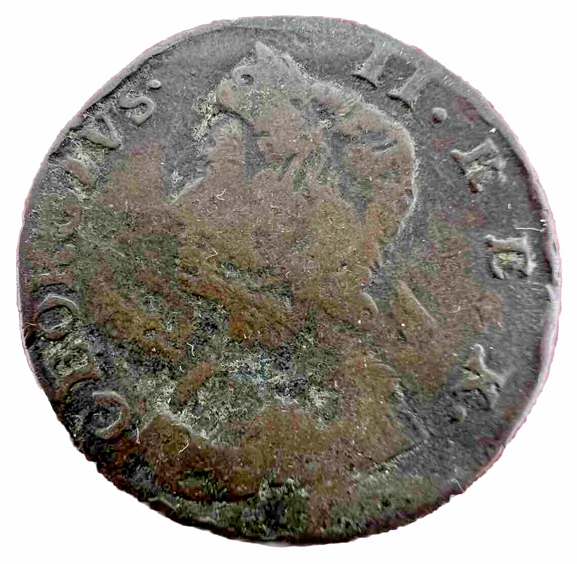 sanjeewasudesh401　インターナショナル2　50ポンドセット United Kingdom ½ Penny - George II 1734 young bust KM#566 8