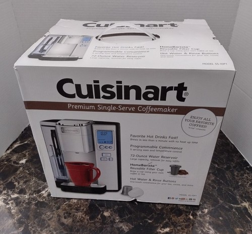 Cuisinart SS-10P1 Premium Programmable Single-Serve Coffee Maker NEW