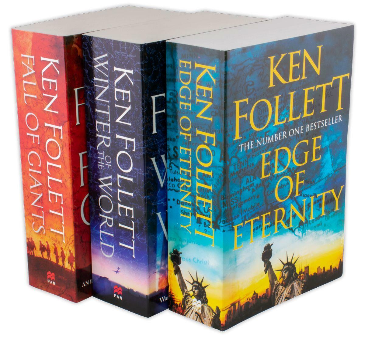Ken Follett Century Trilogy Series Collection 3 Books Giants, Eternity