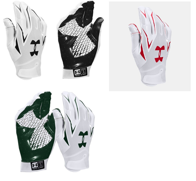 under armour men's f5 football gloves