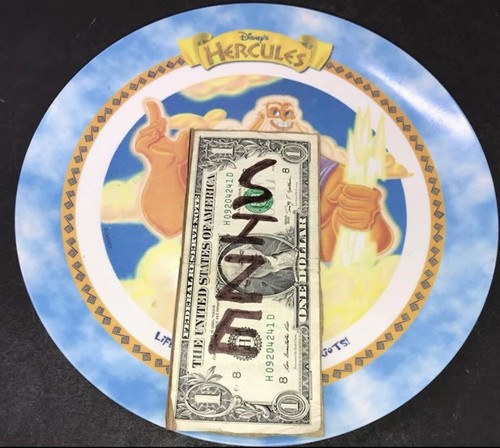 Disney Hercules 10” Plate Rare