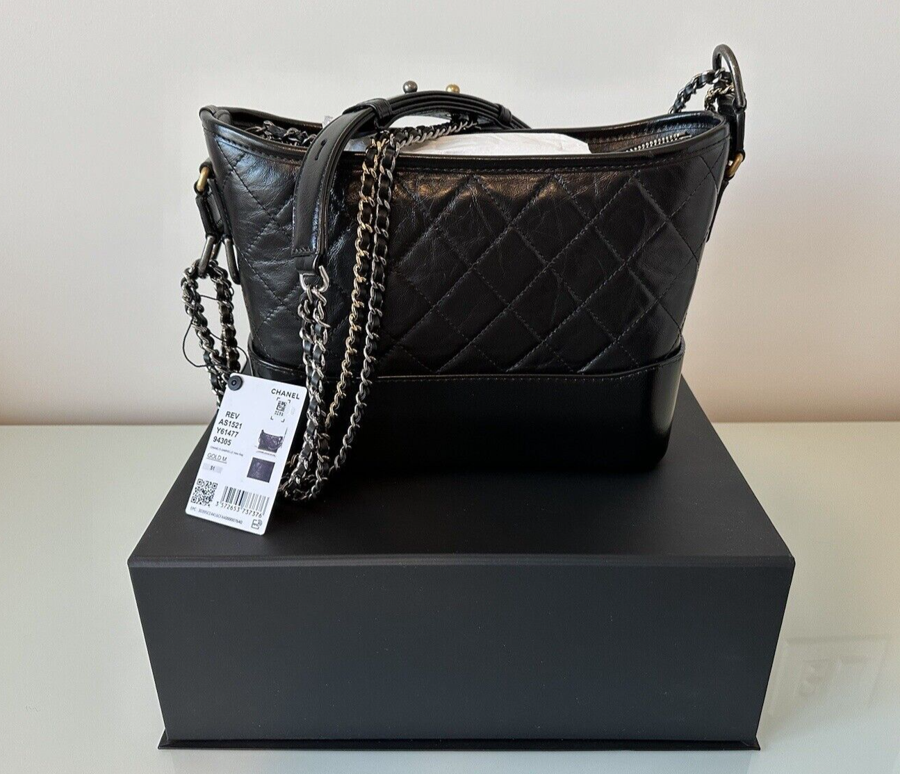 GABRIELLE CHANEL エコバッグ GABRIELLE CHANEL エコバッグ ブラック - メルカリ