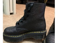 glitter platform dr martens