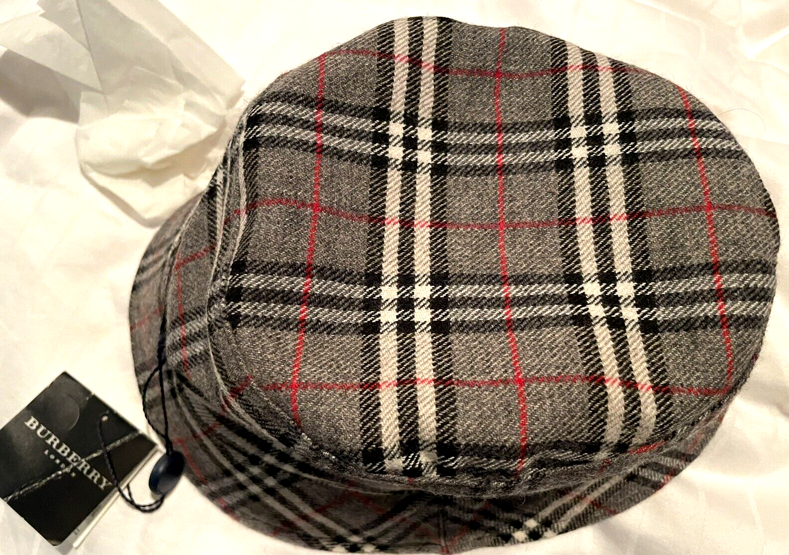 REDUC BURBERRY LONDON GREYRED BLK PLAID CK WOOL FLANNEL REDUC BURBERRY LONDON GREYRED BLK PLAID CK WOOL FLANNEL