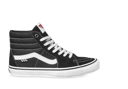 Vans Shoes Sk8-Hi (Pro) skate Shoes BLACK / WHITE Aust High