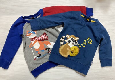 Sophie And Sam Set Size 12 Month Sweatshirt Fox And Raccoon Baby Boy