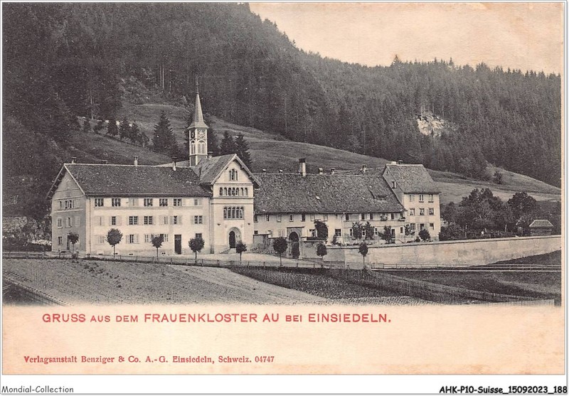 Ahkp10-1013 - Suisse - Gruss Aus Dem Frauenkloster Au Bei Einsiedeln