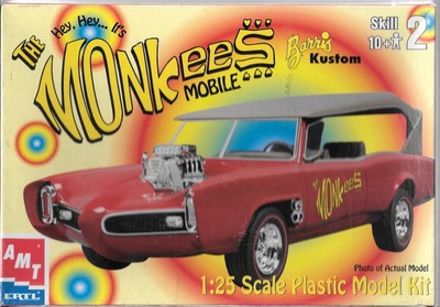 Precinto de Fábrica Amt The Monkees Móvil Barris Kustom en 1/25 30259