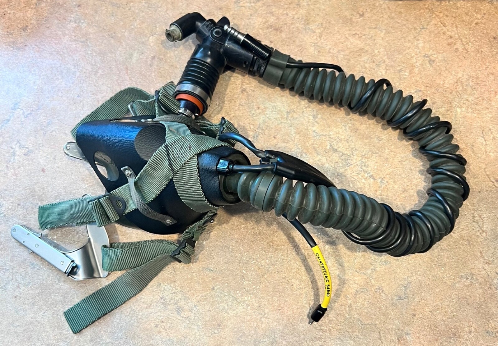 酸素マスク　米軍　SCOTTマスクMBU-5/P Mask, Oxygen, Type MBU-5/P, United States Air Force