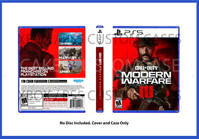 CUSTM REPLACEMENT CASE NO DISC  Call of Duty Modern Warefare 3 III PS5 NO DISC