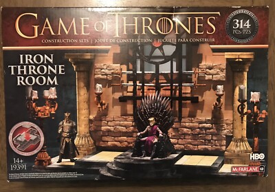 McFarlane Toys Building Sets - Game of Thrones S1 - IRON THRONE ROOM 314 Pieces