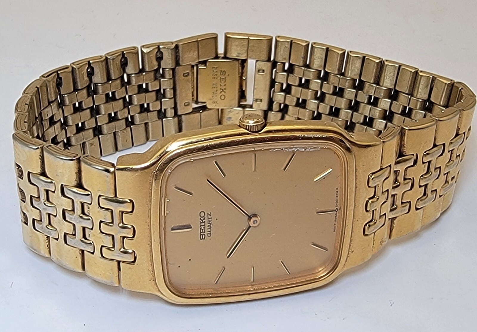 セイコー5 5Y32-5410 クォーツ時計 ベルト社外品 18700124