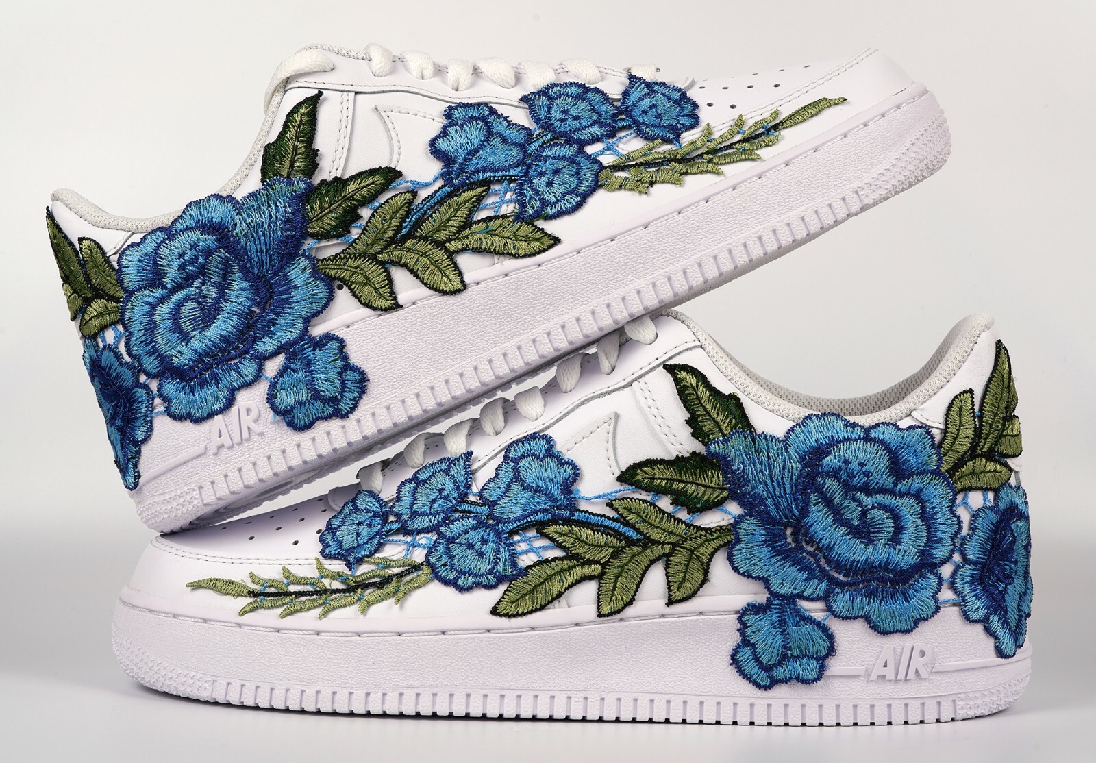 rose flower nike air force 1