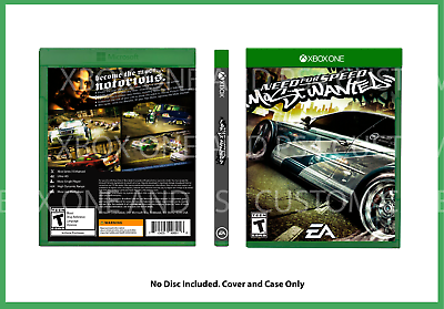 CUSTOM REPLACEMENT CASE NO DISC Need For Speed Most Wanted XBOX