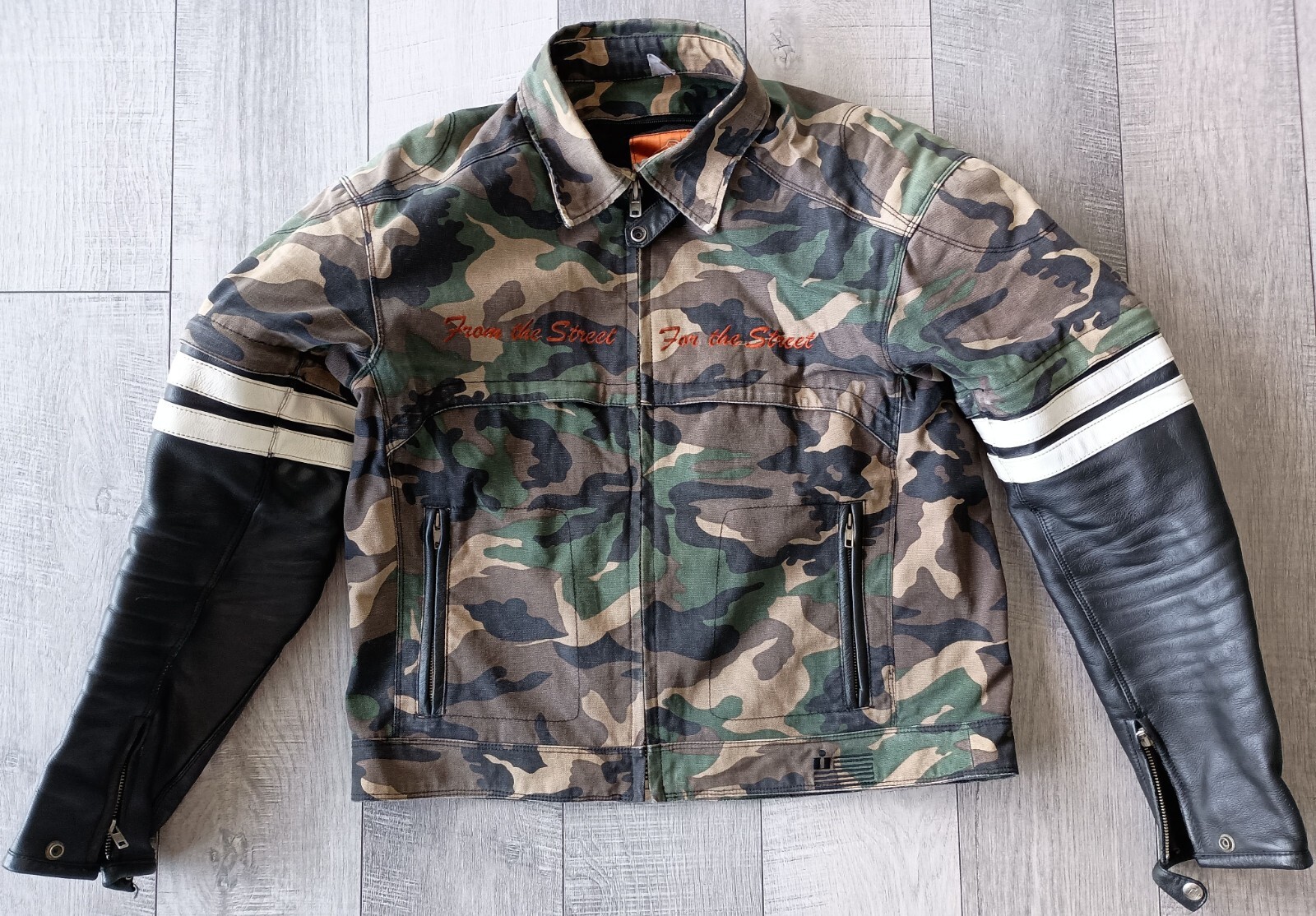Icon Motorcycle Jacket Super Duty Size Large Camo Print