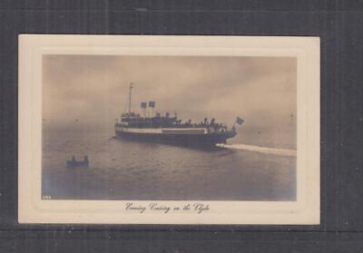 SCOTLAND, CLYDE RIVER, SHIP CRUISING, c1925 ppc., unused.