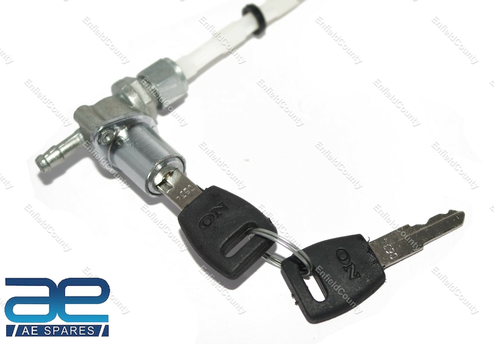 Petrol Fuel Tank Lockable Tap Petcock Switch With 2 Keys Luna TFR Moped 