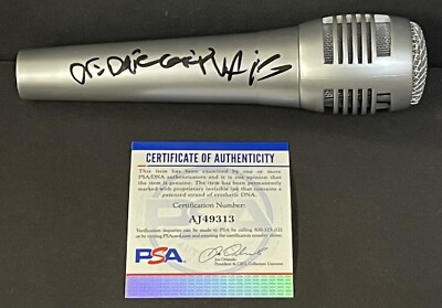 Cedric Gervais Signed Auto Summertime Sadness French DJ Microphone PSA/DNA
