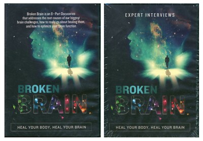 2 Broken Brain DVD Sets  2017 - Dr. Mark Hyman