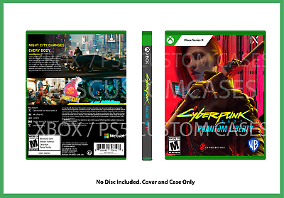 CUSTM CASE NO DISC Cyberpunk Phantom Liberty 2077 XBOX X SEE DESCRIPTION