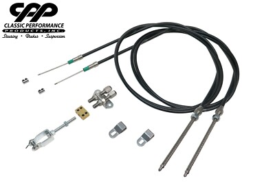CPP UNIVERSAL EMERGENCY PARKING BRAKE CABLE COMPLETE KIT