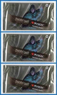 MTG PHYREXIA ALL WILL BE ONE PROMO BOOSTER PACK x 3 FACTORY SEALED Magic 2023 NM