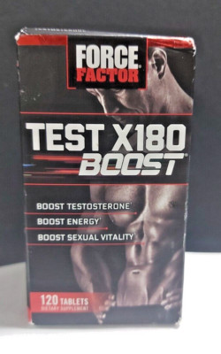Men's Force Factor Text X180 Boost- 120 Tablet Dietary Supplements-Exp: 2/26