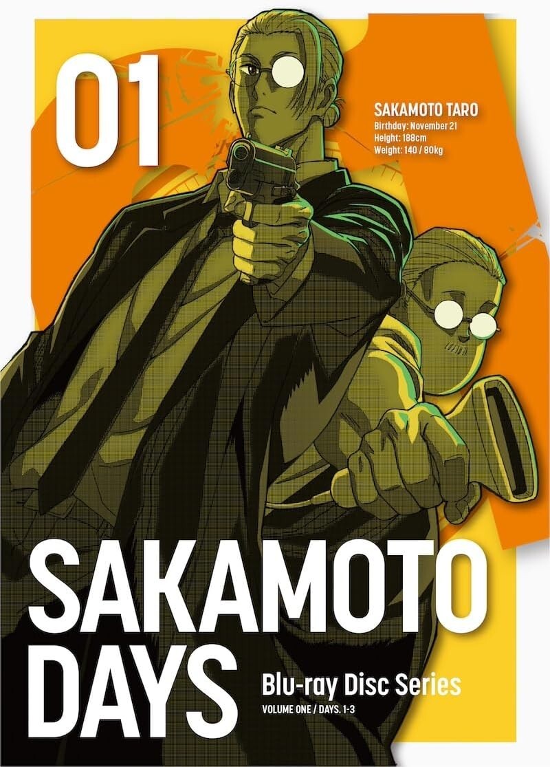 New SAKAMOTO DAYS Vol.1 First Limited Edition Blu-ray+