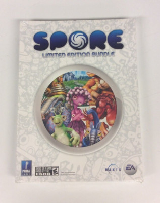 Spore Official Strategy Guide Limited Edition Bundle PC Maxis EA SEALED!
