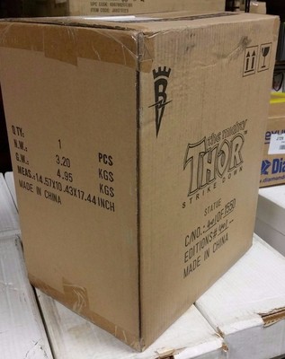 THOR STRIKE DOWN STATUE BY BOWEN DESIGNS, FACTORY SEALED, BRAND NEW CONDITION