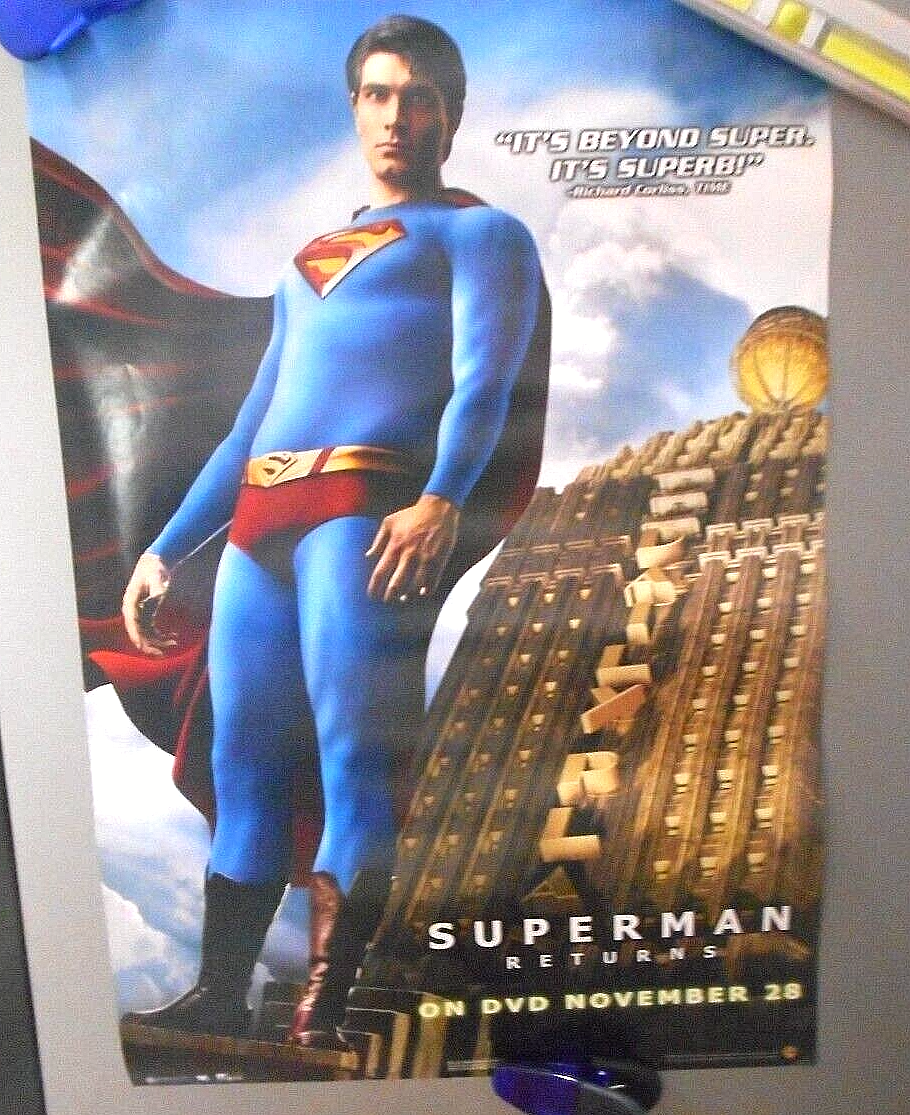 Superman Returns movie poster : Brandon Routh poster : 13 x