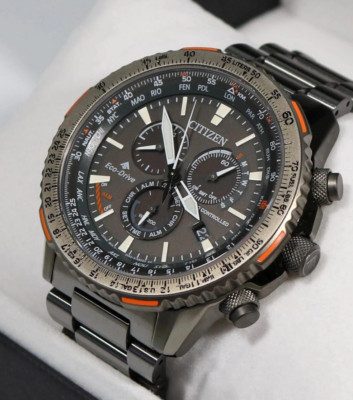 Citizen Promaster Radio Controlled Sapphire Sky Eco-Drive Dark Gray CB5007-51H