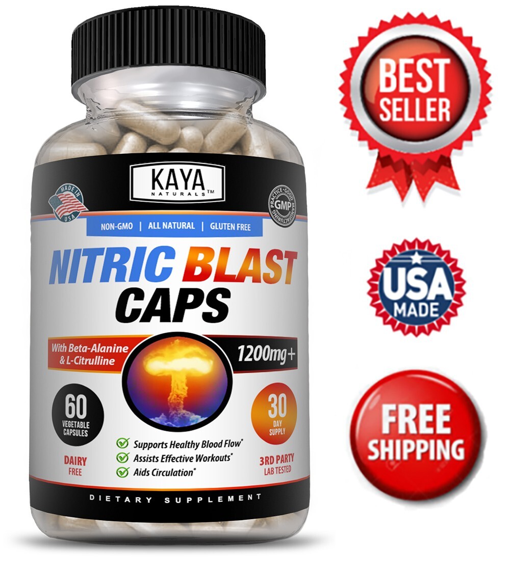 ノエル No.4008 No.5000 Nitric Blast 60ct, L-Arginine Nitric oxide, ED Testosterone