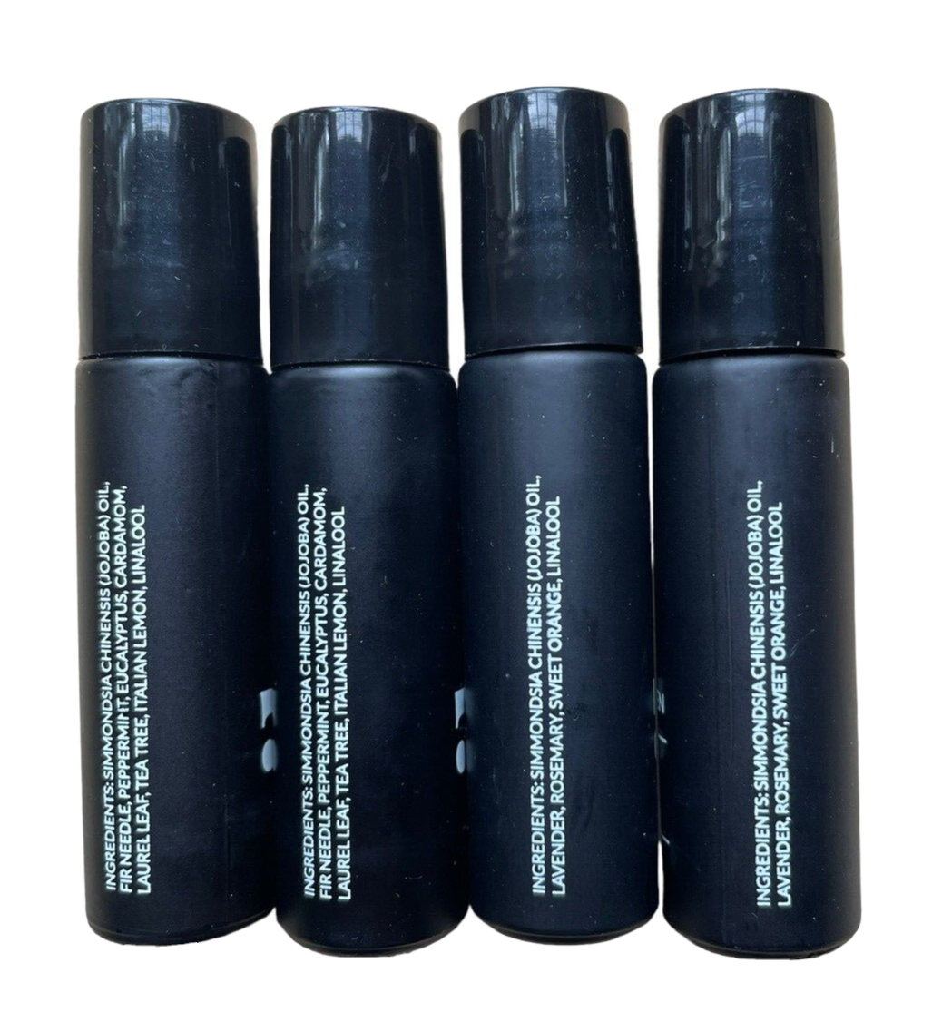 Set of 4 ArtNaturals Essential Oil Rollerballs - 2x Zen + 2x Chi - 4 x 0.33oz