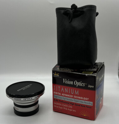 VISION OPTICS TITANIUM 0.38X AF HIGH DEFINITION DIGITAL LENS WITH MACRO Night