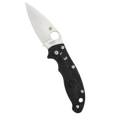 Spyderco Manix 2 Black Lightweight Plain Edge Folder 8.75 Overall C101PBK2 NEW