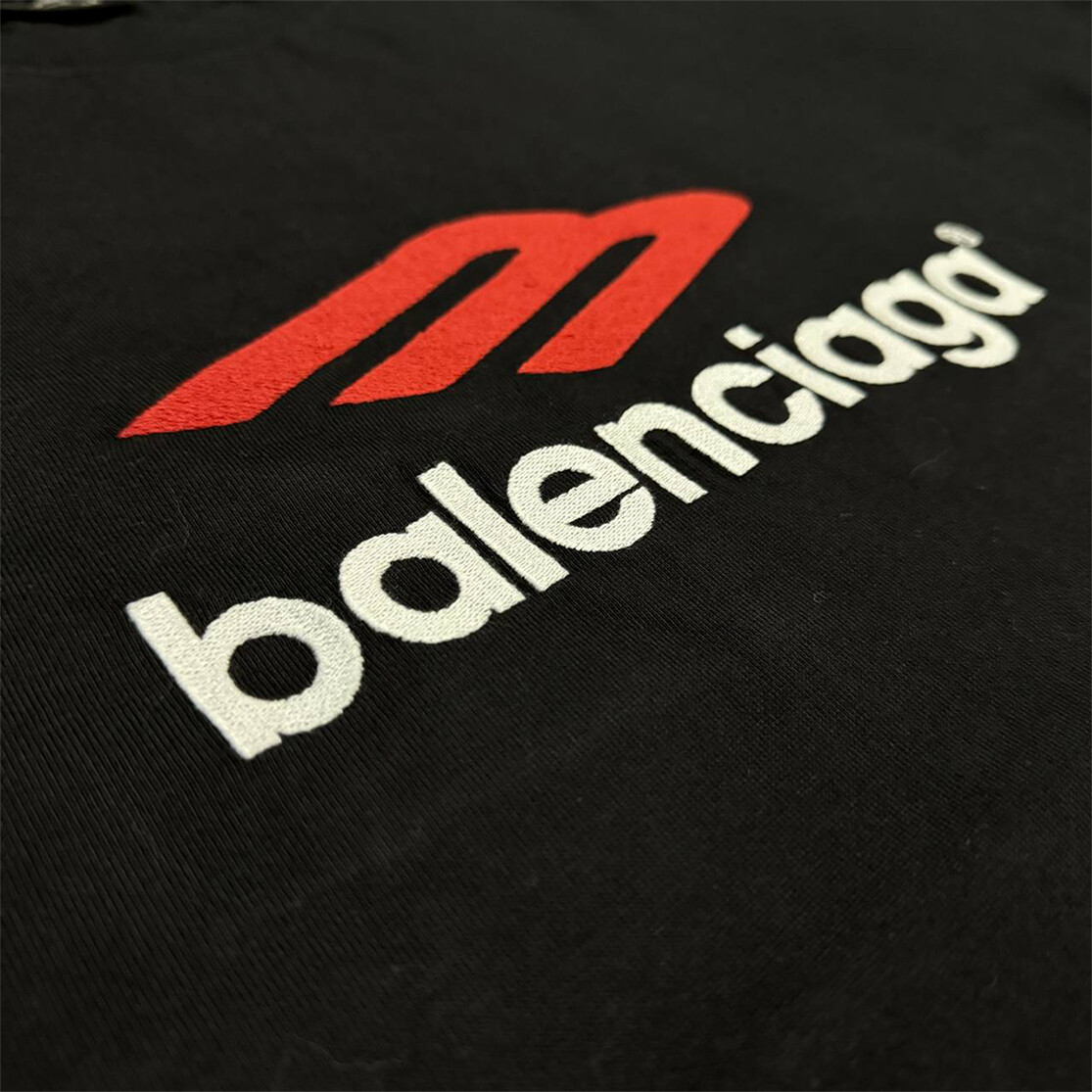 Pre-owned Balenciaga 3b Sports Icon Black Oversize T-shirt
