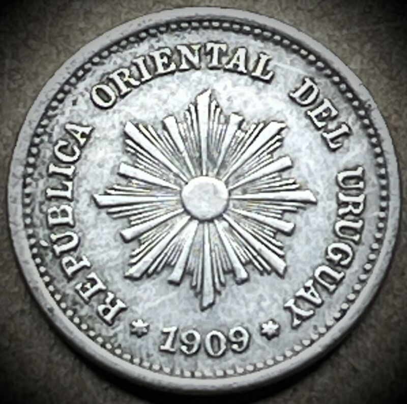 Uruguay - 1909 - 1 Centesimo - Great Details