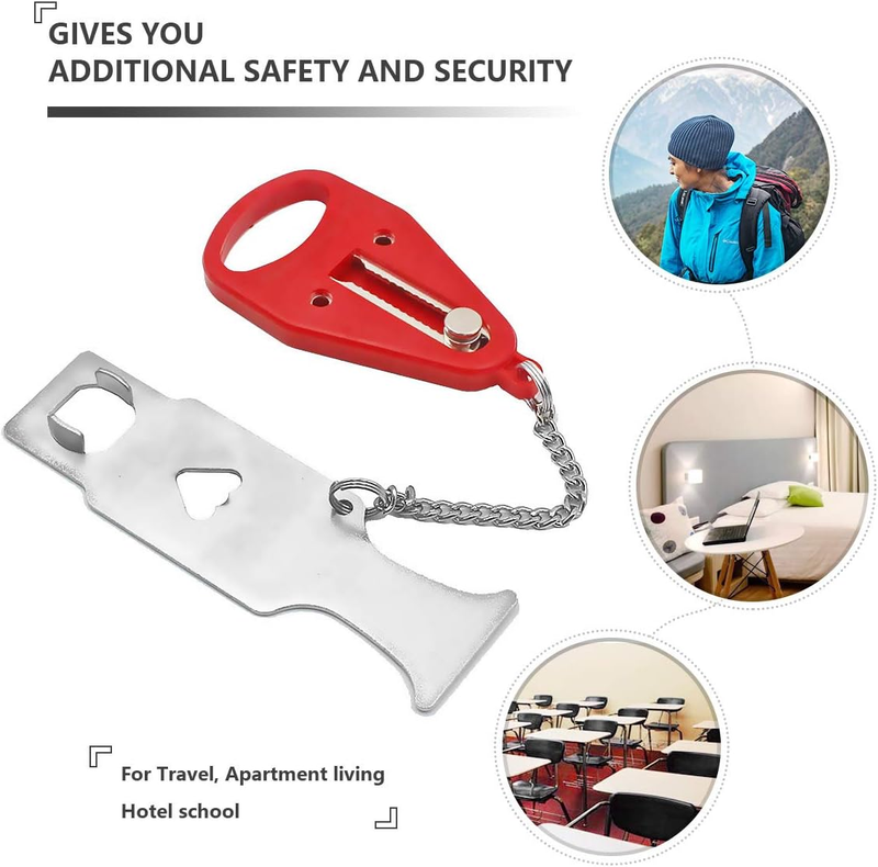 Portable Door Lock for Home and Travel Safety, Travel Lock, Airbnb Lock, Childpr