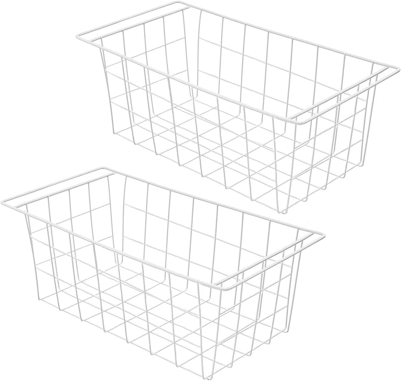 17.5 Inch Chest Freezer Organizer Bins Deep Freezer Basket Storage Rack Bins Met