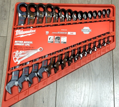 Milwaukee wrench ratchet set outlet