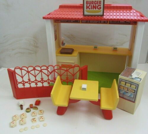 Vintage Mattel 1982 Barbie Burger King Set Restaurant Playset