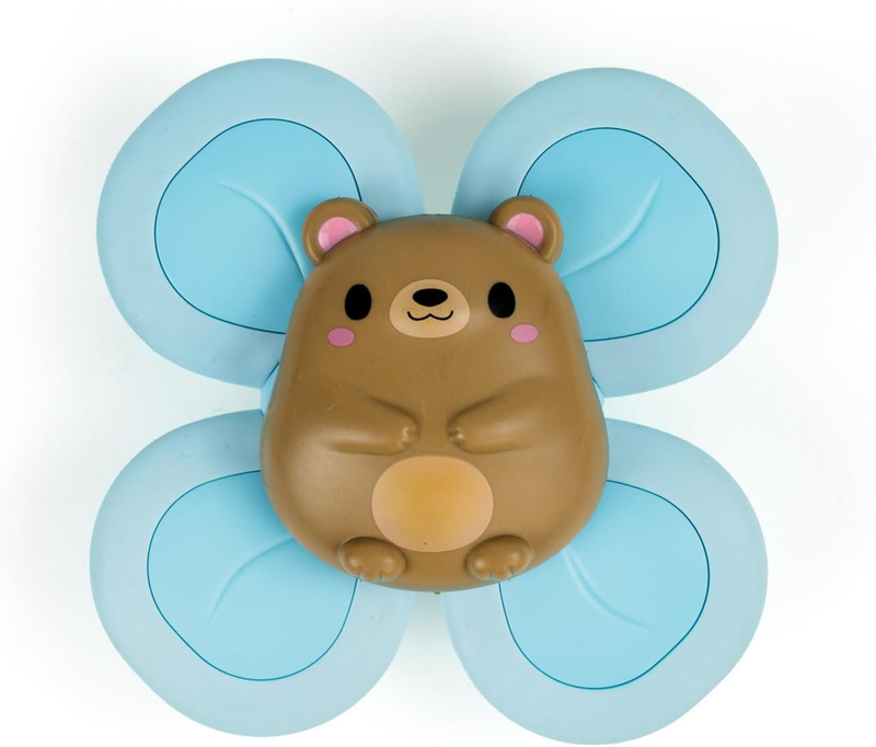 : Sensory Spinner - Bear Sensory Toy, Shake for Rattle Sound, Chew & Spin, Surfa
