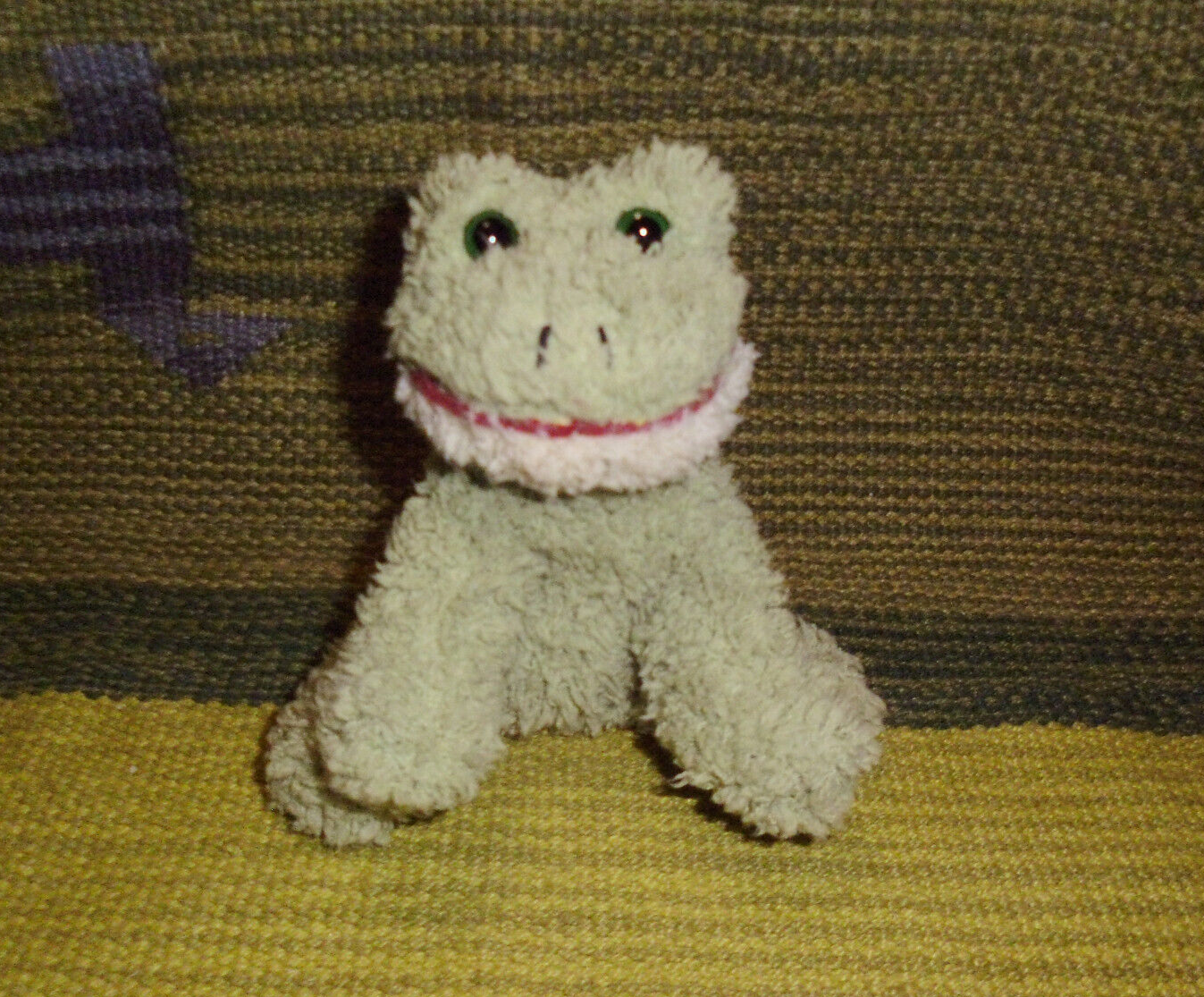 Target Tri Russ plush green Frog stuffed animal beanie bean bag toy 5