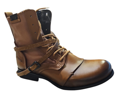 BUNKER SARA Boots Tan New