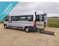 2015 PEUGEOT BOXER 335 L3 H2 LWB WHEELCHAIR ACCESSIBLE DISABLED MOBILITY MINIBUS