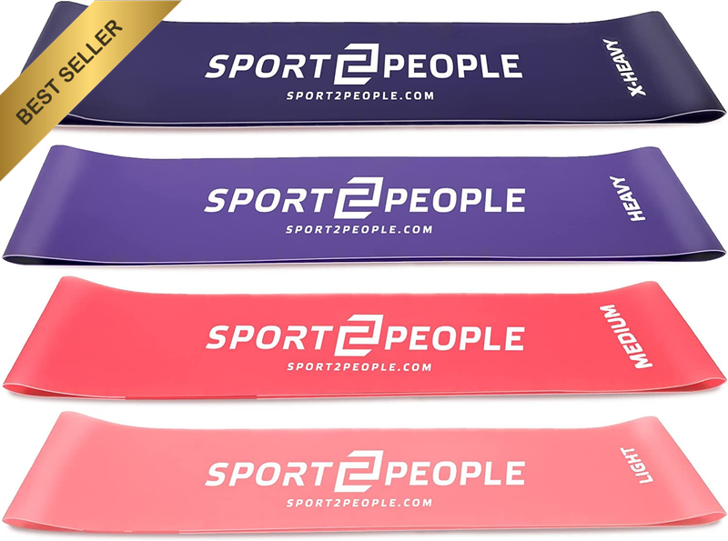 Exercise Resistance Loop Bands with 2 Workout E-Books for Strength Training and