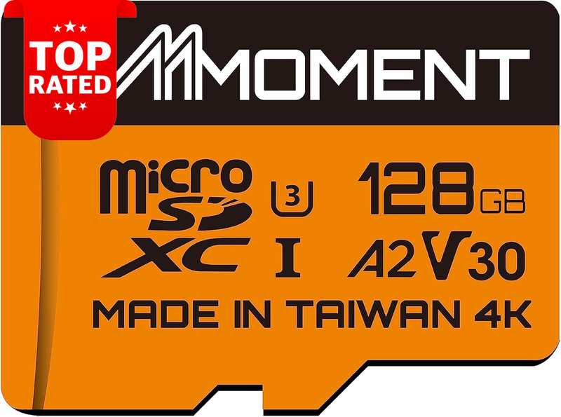128GB Micro SD Card A2 UHS-I U3 V30 Class 10 100MB/s Read 85MB/s Write