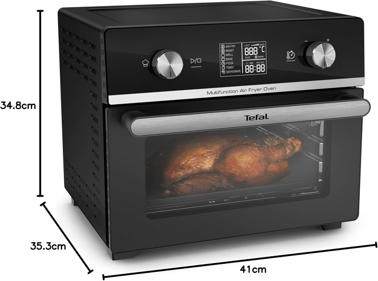 TEFAL Multifunktionsofen Heißluftfritteuse Air Fryer Backofen 20 Liter FW605810 - Bild 2 von 12