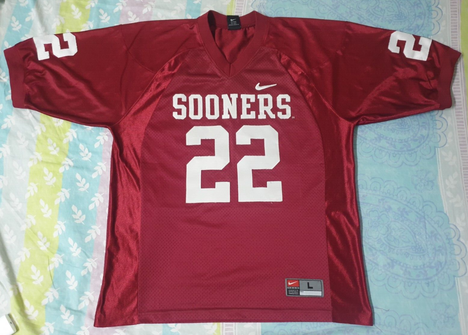 【NIKE】Oklahoma Sooners Nike Dri-FIT College Game Jersey Oklahoma Sooners Men's Jordan Dri-FIT College Game Jersey